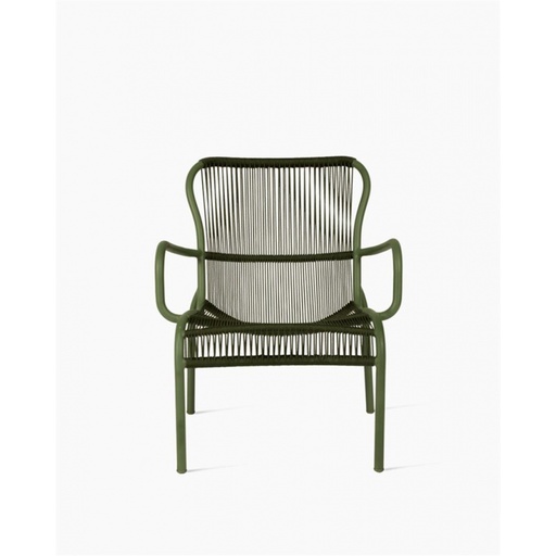 [GC079S016] Chaise longue loop - rope moss