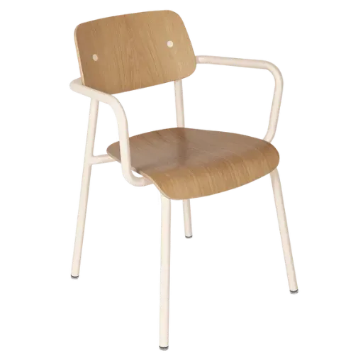 [6922E86] Chaise studie bridgechene/beige latté