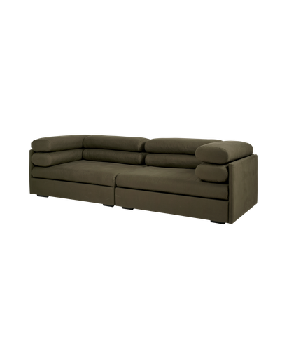 [10140921] Elogio sofa - 3 places - Kaki