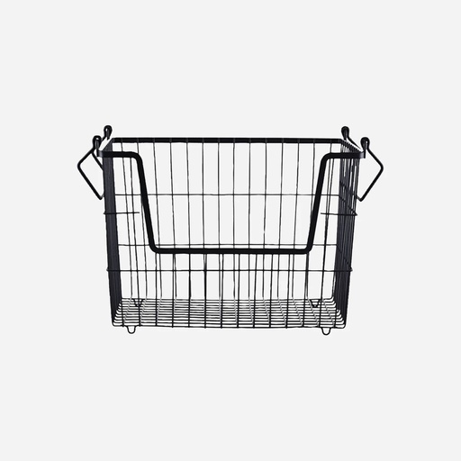 [208051001] Panier HDTaw – noir mat – L32 x l27 x H23,5 cm