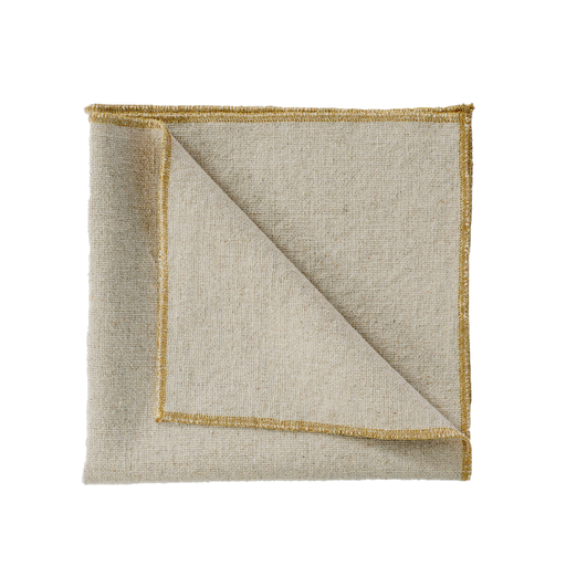 [100128_01_040] Serviette de table Haomy verone naturel 40x40 cm