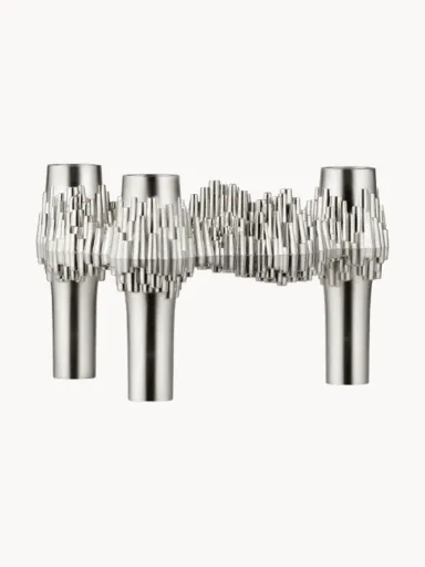 [6104] Bougeoir stoff quist - chrome