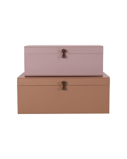 [209310703] Rangement HDMetal – beige rose – L52 x l26 x H20 cm