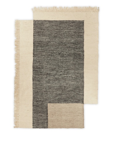 [1104268144] Tapis Counter – anthracite/blanc cassé – 200 × 300 cm