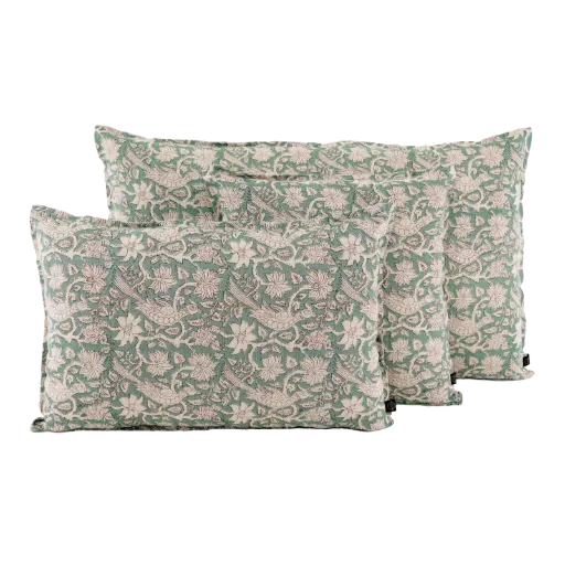 [100548_04_060H] Coussin JAIPUR sauge 40 x 60cm