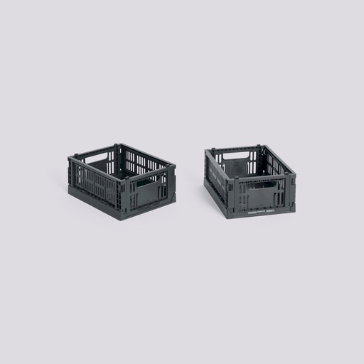 [AE358-A668-AC37] Caisse Colour Crate Mini – lot de 2 – charbon