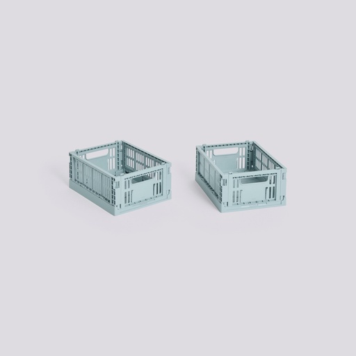 [AE358-A668-AF89] Caisse Colour Crate Mini – lot de 2 – bleu grisé