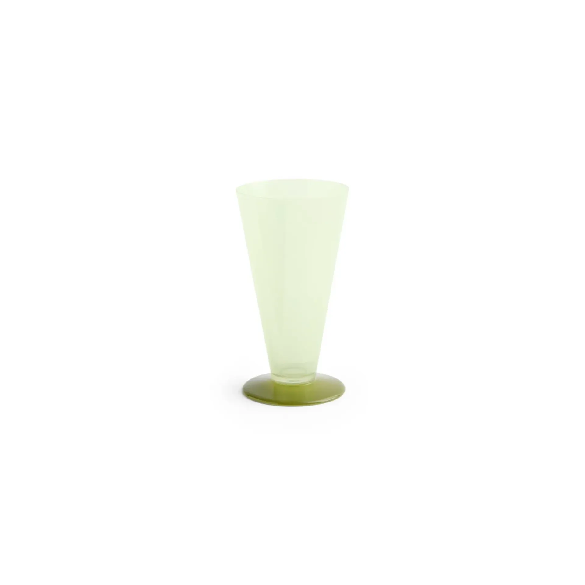 [AF574-A601-AU65] Vase conique S D9,6 H18 vert