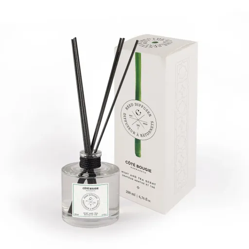 [DIFF-MT-200ML] DIFFUSEUR A BATONNET MENTHE & THÉ 200ML