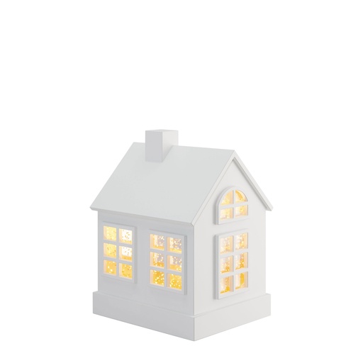 [72460] Glamor - maison blanche H 16 cm
