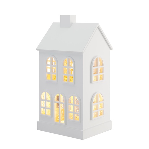[72461] Glamor - maison blanche H 23 cm
