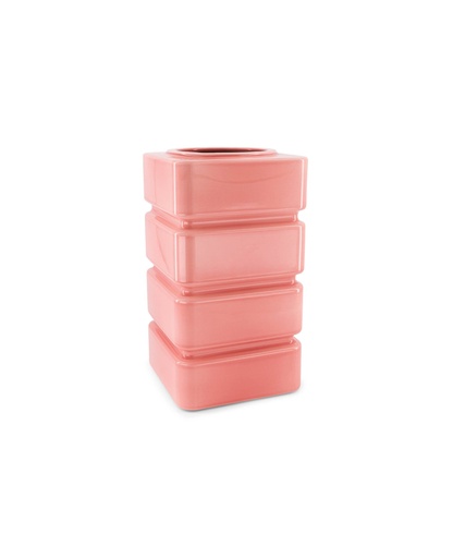 [T24VAS80005TUUU] Vase Donna rose poudré