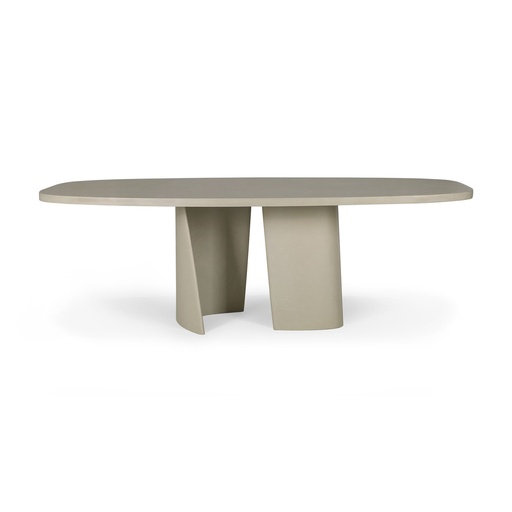 [25061] Table de jardin Canyon – béton light gris – 230×115×76 cm