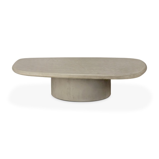 [25076] Table basse de jardin Elements – béton light gris – 134×96×30 cm