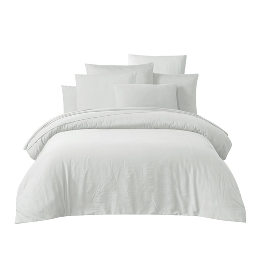 Linge de lit Haomy TALOA Blanc