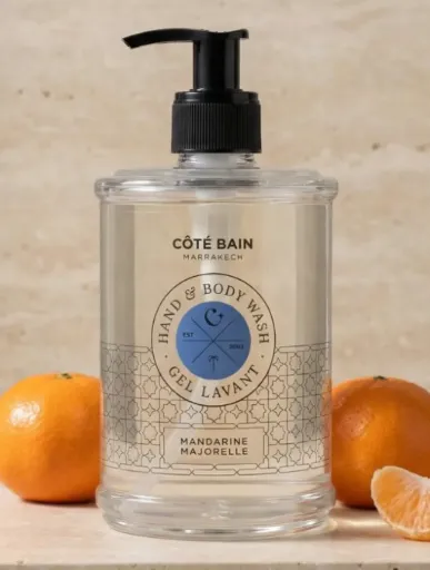 [BAIN-GEL-MM-370ML] Gel lavant main & corps MANDARINE MAJORELLE 370ml