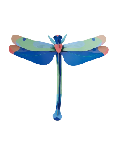[TTM238] Grand insecte – libellule bleue