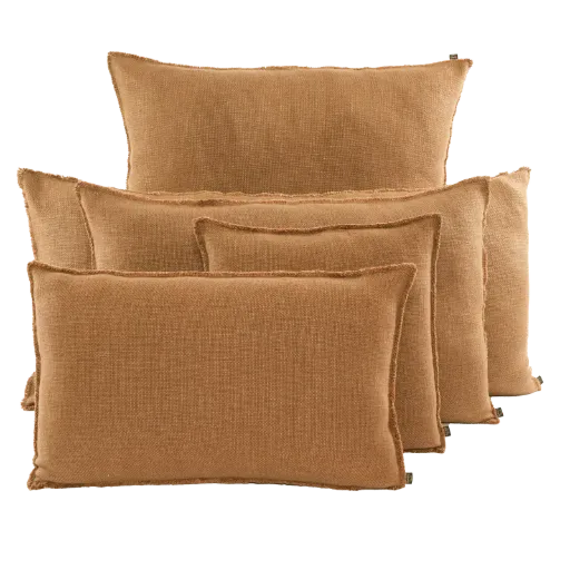 Housse de coussin Haomy California Tabac