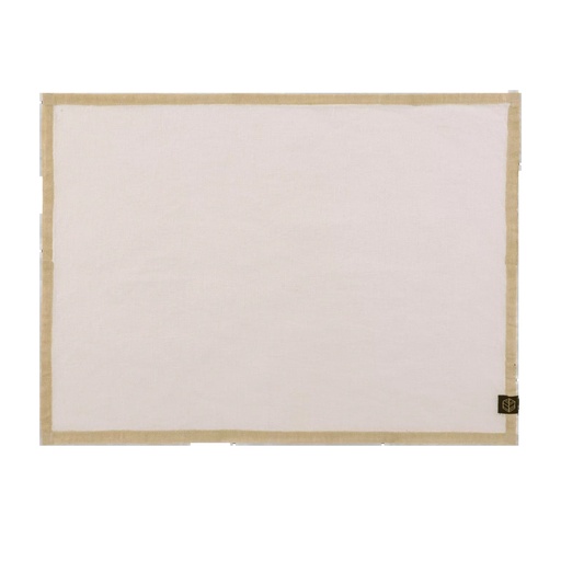 [100135_00_033] Serviette de table Haomy Monza blanc 36x48