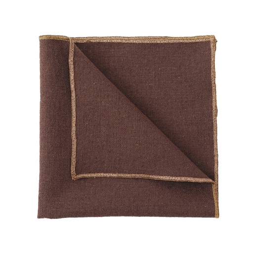[100128_04_040] Serviette de table Haomy Verone ganache 40x40