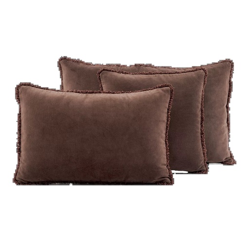 Housse de coussin Haomy Kobe Ganache