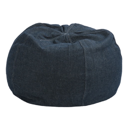 Pouf Bulle Toile Métis Upcyclée - denim