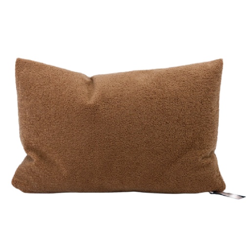 Coussin Vice Versa Bouclette Teddy - havane