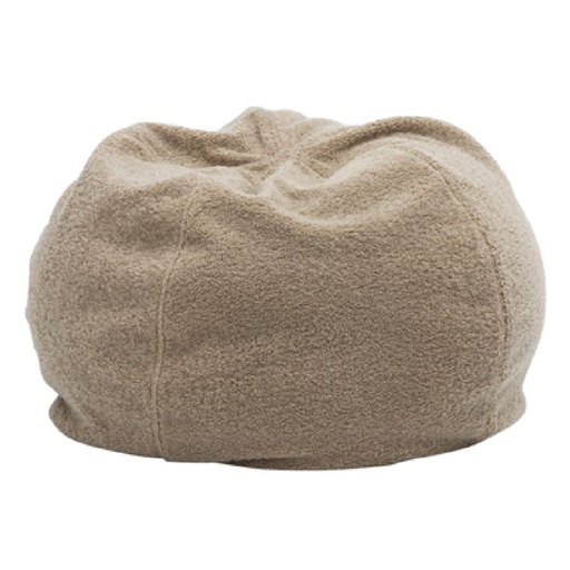 Pouf Bulle Bouclette Teddy - grège