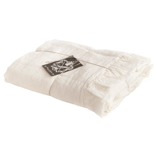 Housse de couette Boho Lin Lavé - écru