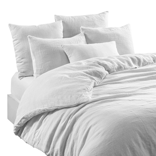 Linge de lit Haomy Leria Blanc
