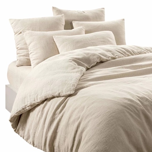 Linge de lit Haomy Leria Naturel
