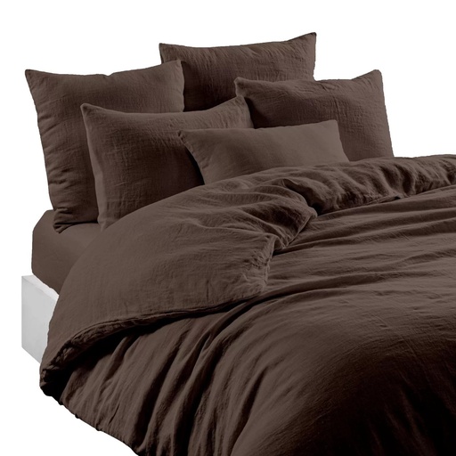 Linge de lit Haomy Leria Ganache