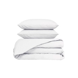 Linge de lit Haomy Venezia Blanc