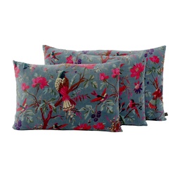 Housse de coussin Haomy Birdy Turquin