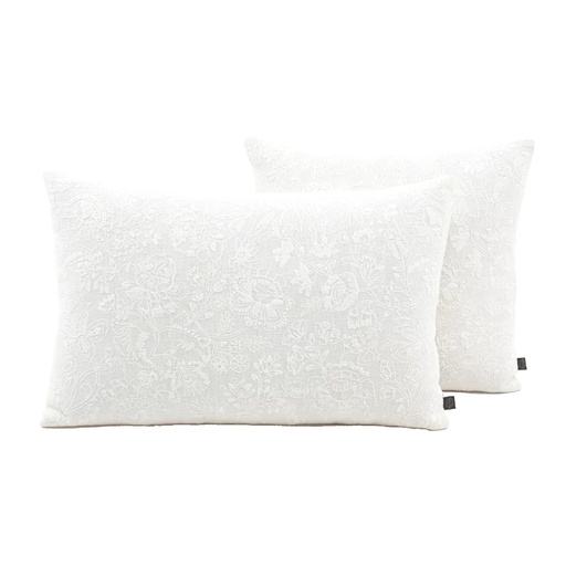 Housse de coussin Haomy Phoenix Blanc
