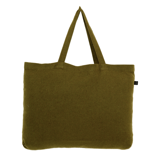 [100123_11_B] Cabas Lucciana Olive — 60 x 35 cm