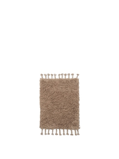 [1104263403] Amass Long Pile Mat - white pepper