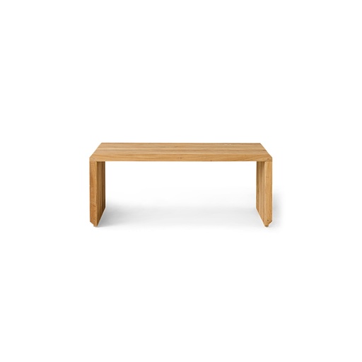 [MZM4986] Banc à lattes, teck (96 × 43 cm)