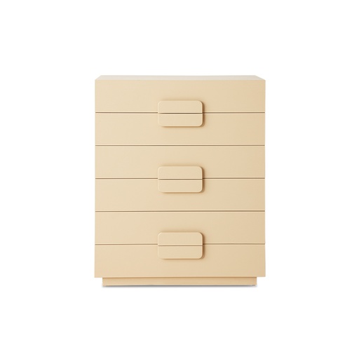 [FCW0002] Cabinet à tiroirs Spacious, crème