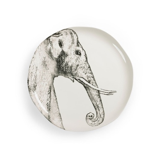 [022433-2021] Maxi plat estampe 42CM — Elephant