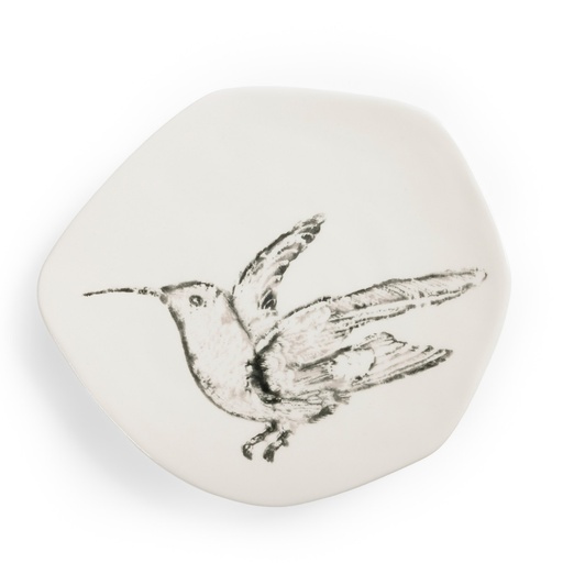 [022438-2405] Petite assiette estampe 22X20 — Humming