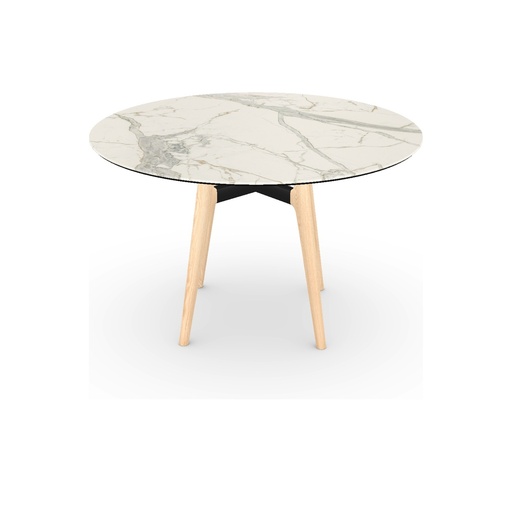 Table Lewood ronde en céramique