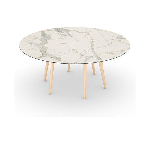 Table Lewood XXL ronde en céramique