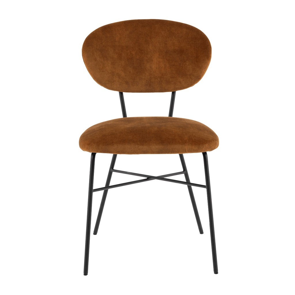 Chaise Toro piètement métal chez MOB Dijon