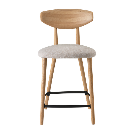 Chaise haute et tabouret de bar Toro Wood – dossier bois massif