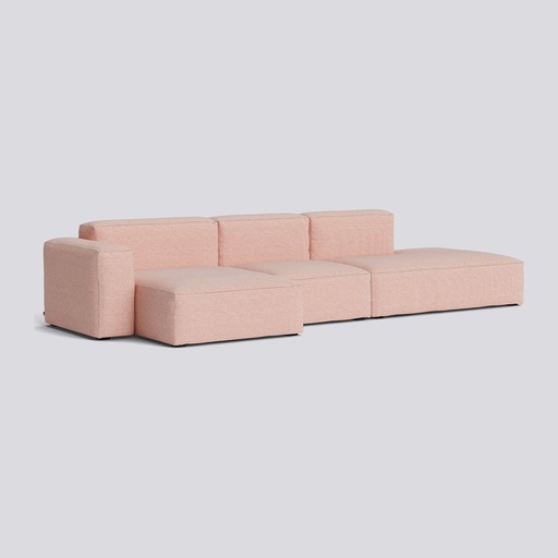 Canapé Mags Soft 3 places – accoudoirs bas, méridienne