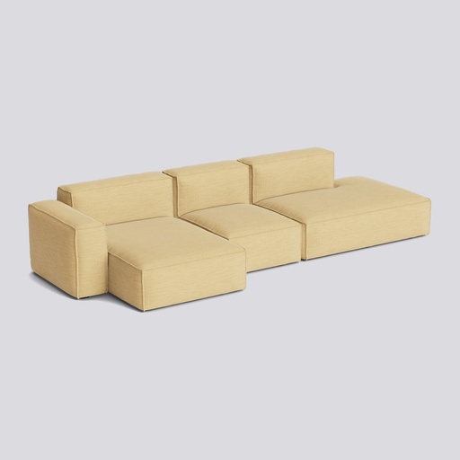 Canapé Mags Soft déhoussable 3 places – accoudoirs bas, méridienne