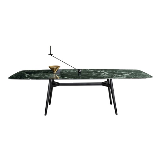 Table Lewood galbée extensible en céramique