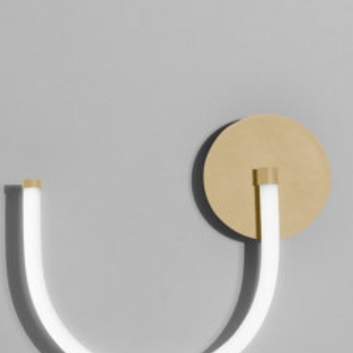 [L0850401] Applique Unseen U – Studiopepe, laiton et néon LED