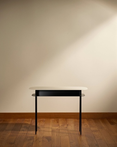 [11CONSTOKCOL-ECRU] Console Tokyo - écru - 110 × 40 × 85 cm